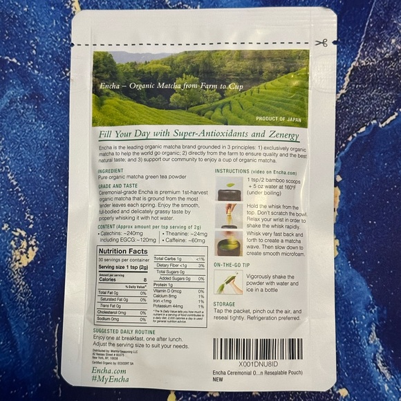 New - Encha Organic Ceremonial Grade Matcha Green Tea From Uji, Japan (60g) - Picture 7 of 9
